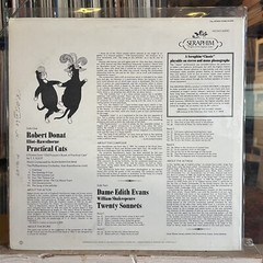 [SPOKEN WORD]~EXC LP~ROBERT DONAT~DAME EDITH EVANS~Practical Cats~Shakespeare: T