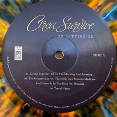 Circa Survive- On Letting Go Vinyl (White, Orange, Blue Splatter)