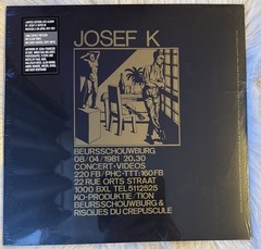 New & Sealed – Josef K – Live In Brussels – Limited Edition Clear Vinyl