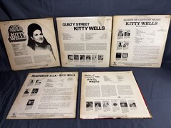 KITTY WELLS – COLLECTION OF KITTY WELLS RECORDS – LOT OF 5 LPS