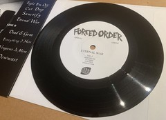 FORCED ORDER Eternal War 7″ Vinyl 1st Press-Fury Minority Unit Twitching Tongues