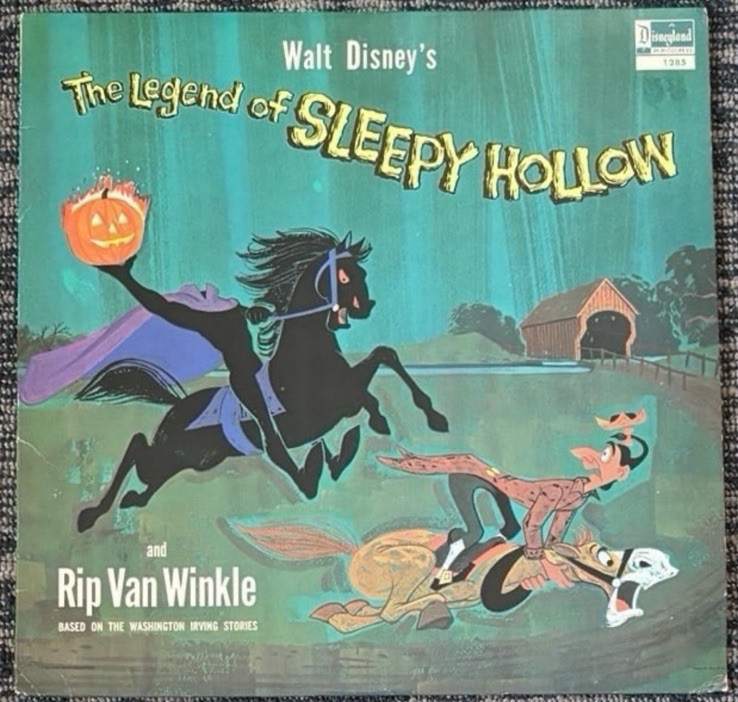 Walt Disney’s The Legend of Sleepy Hollow & Rip Van Winkle Vinyl Record 1963