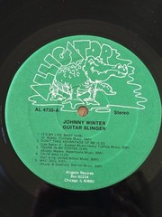 Johnny Winter ~ Guitar Slinger ~Original 1984 Vinyl LP Alligator AL 4735 EX/EX