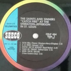 THE SAINTS AND SINNERS Catch Fire CELP454 LP Vinyl VG++ Cover Shrink