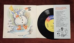 FROSTY THE SNOWMAN Little Golden Book Read Along Book & Record VG