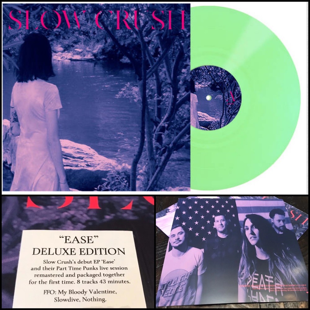 SLOW CRUSH Ease DELUXE LP Vinyl 1st Press-Trauma Ray Nothing Leaving Time Keep