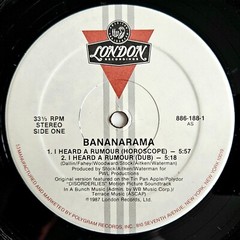 ROCK – BANANARAMA – I HEARD A RUMOUR – LONDON RECORDS ORIGINAL PRESSING