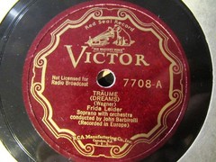 Z SHELLAC 1928 FRIDA LEIDER Wagner Wesendonck Lieder SCHMERZEN TRAUME Barbirolli