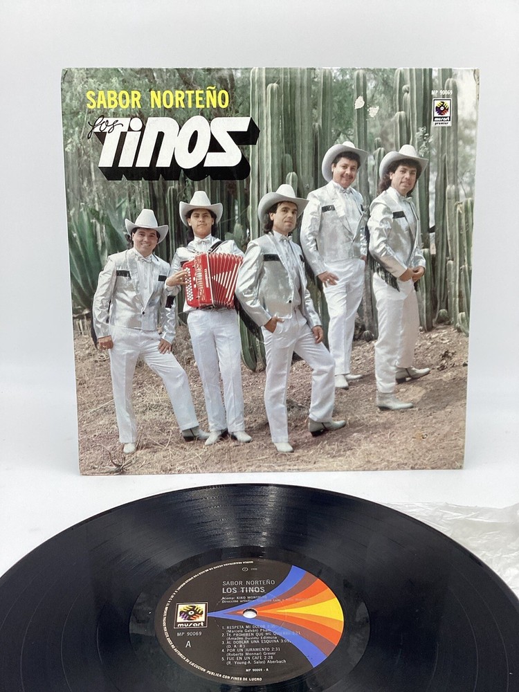 LOS TINOS sabor norteno (90’ MUSART MEXICO VINYL LP) EX (kiko Montalvo)