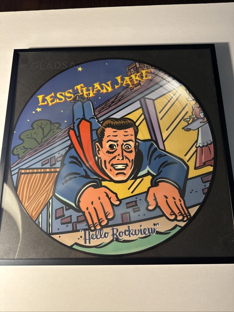 Less Than Jake – Hello Rockview Picture Disc LP Vinyl Drive Thru Records 12″