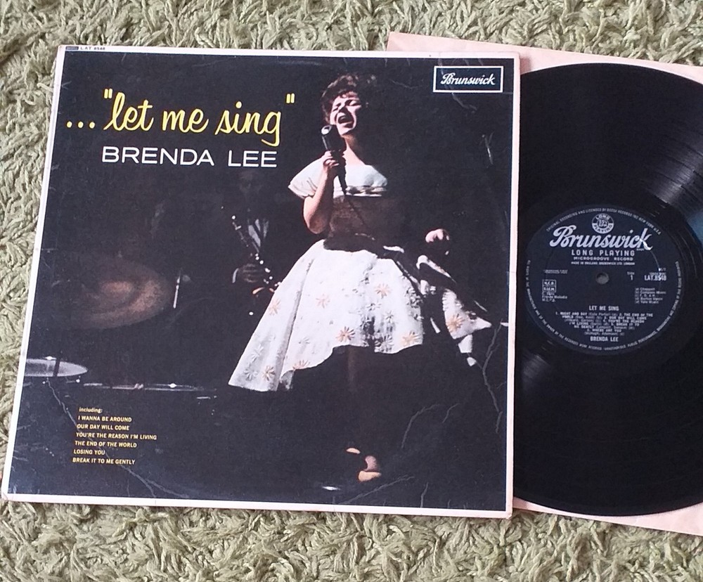 BRENDA LEE – let me sing vinyl Lp 1963 mono press