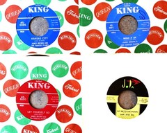 LOT OF 52 VINTAGE 45 RPM RECORDS – LOT #72 -LOOK CLOSELY FOR RARE GEMS