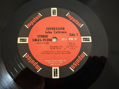 John Coltrane “Expression” Impulse 91288 ~ Gatefold ~ 1960’s Pressing VG++