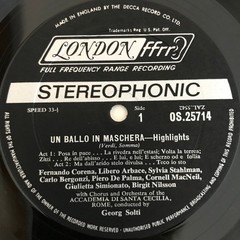 Birgit Nilsson, Carlo Bergonzi, Cornell Macneil, Giulietta Simionato, Sylvia Sta