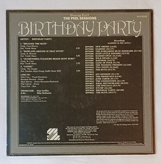 The Birthday Party PEEL SESSIONS 12″ EP Strange Fruit SFPS020 1987 LP Nick Cave