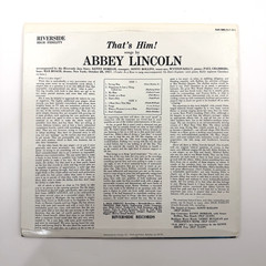 ABBEY LINCOLN That’s Him LP Riverside Original Jazz Classics OJC 1983 EX+