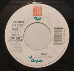 The Art of Noise – Legs / Hoops and Mallets 45 rpm 1985 7″ Free Combine Shipping