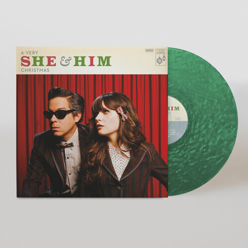 She & Him – A Very She & Him Christmas [New Vinyl LP] Colored Vinyl, Green, Digi
