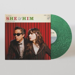 She & Him – A Very She & Him Christmas [New Vinyl LP] Colored Vinyl, Green, Digi