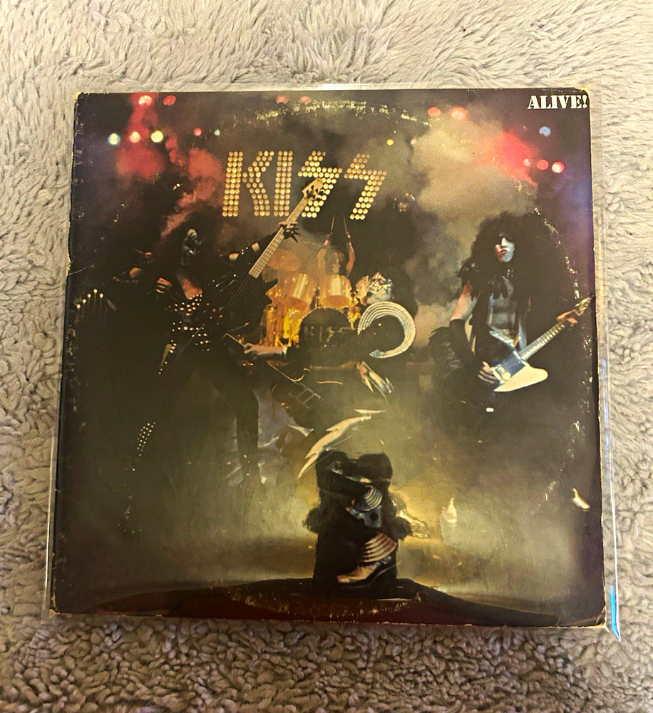 Kiss Alive! 1975 Casablanca 2xLP 12″ Vinyl Records 33 Rock RPMRock(SpecialPress)