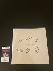 Whiskey Myers RECORD LP VINYL Autographed By The Band. BURY MY BONES. Jsa Hot