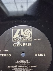(4) Record Genesis Peter Gabriel Vinyl Lot LP Singles Promotions Phil Collins