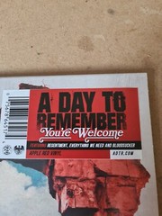 A Day To Remember You’re Welcome Sealed RED APPLE COLOURED Vinyl LP