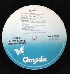 Huey Lewis And The News* – Fore! (LP, Album, Car) (Mint (M)) – 4243237653