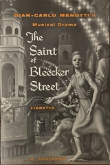 Gian-Carlo Menotti’s the Saint of Bleecker Street (Original Cast) [Vinyl]