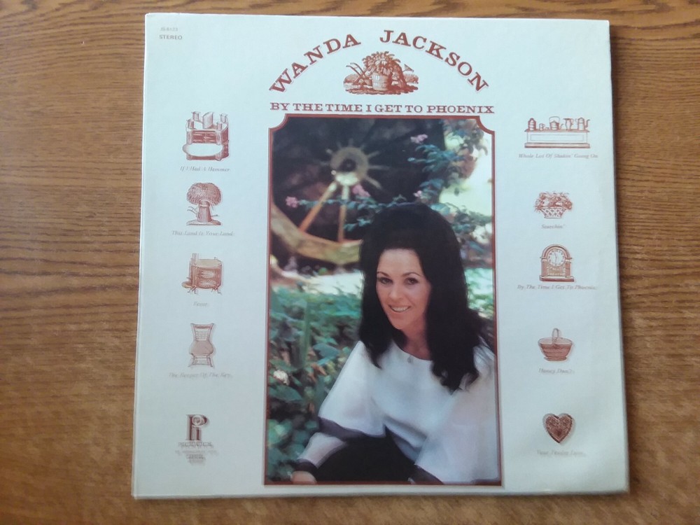 1973 VERY GOOD–/g+ Wanda Jackson ? By The Time I Get To Phoenix 6123 LP33