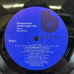 Chico Hamilton – Peregrinations Blue Note LP – BN-LA520-G – 1975