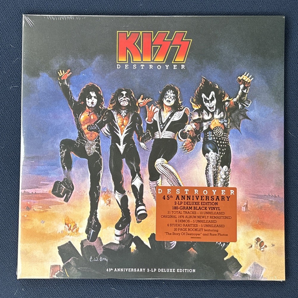 KISS – Destroyer: 45th Anniversary 2-LP Deluxe Edition (Record, 2021) NEW MINT!!