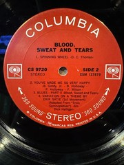 Blood,Sweat And Tears Self Titled CS 9720 “2EYE” Columbia Stereo ‘360 sound” VG+