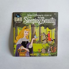 Vintage Walt Disney Sleeping Beauty Book and Record 33 1/3 RPM Disneyland 301