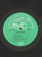 Johnny Winter ~ Guitar Slinger ~Original 1984 Vinyl LP Alligator AL 4735 EX/EX