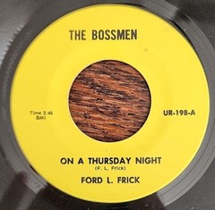 The Bossmen ON A THURSDAY NIGHT/NASHVILLE BOOGIE 45rpm