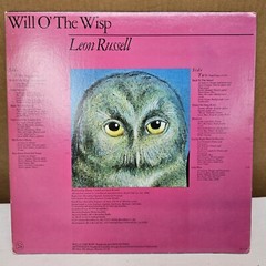 Original 1975 Leon Russell “Will O’ the Wisp” LP – Shelter Records (SR-2138) NM