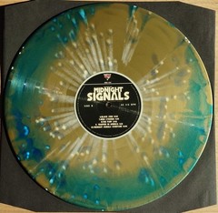 NEW STARCADIAN MIDNIGHT SIGNALS LIMITED EDITION GOLD & BLUE SWIRL W/ WHITE VINYL
