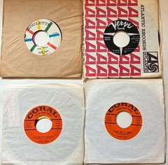 Lot of 24 jazz Vinyl Records 45s Singles 1950s Pearl Bailey, Count Basie, etc