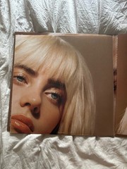 Billie Eilish Happier Than Ever 12in Light Blue Colored Vinyl LP 2021