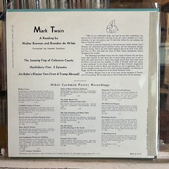 [RADIO/SPOKEN WORD]~EXC LP~MARK TWAIN~WALTER BRENNAN~BRANDON DE WILDE~Stories Of
