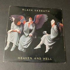 1980 BLACK SABBATH HEAVEN AND HELL Vinyl Lp BSK 3372 G/VG FULLY TESTED