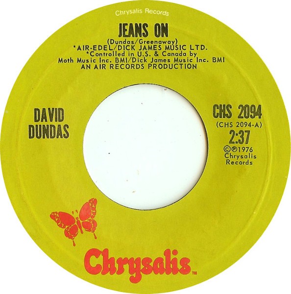 David Dundas – Jeans On (7″) (Very Good (VG)) – 4249314561