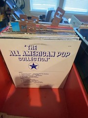 30 MYSTERY VINYL RECORDS Music Albums, LP Bulk Lot of Vintage w/ Sleeves, G-VG