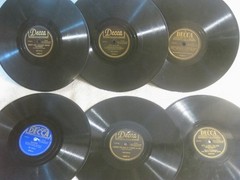 Lot Of 6 Ink Spots-Ella Fitzgerald 78rpm That’s The Way it Is-Paper Moon-Nothing