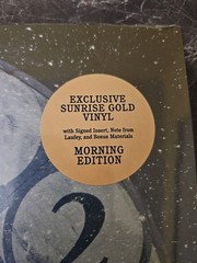 LAUFEY A Matter of Time Morning Edition Gold Vinyl LP with Signed Art Card