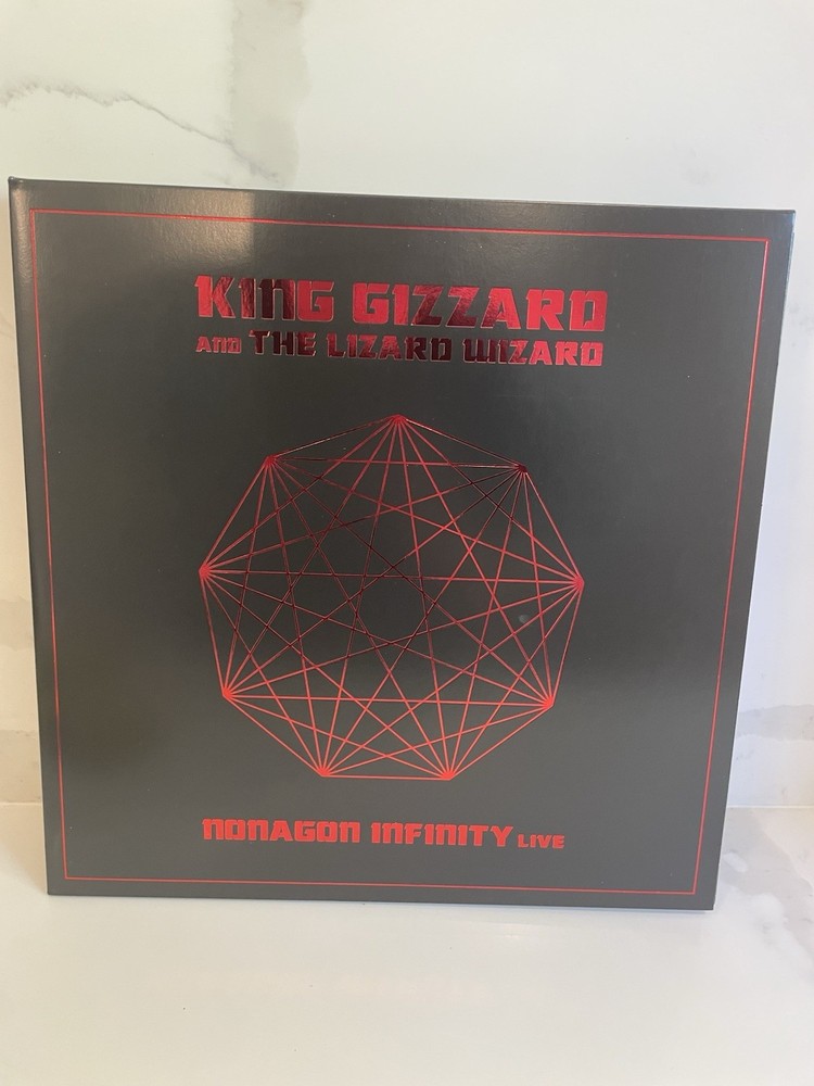 King Gizzard and the Lizard Wizard Nonagon Infinity Live Fuzz Club Clear Red 2LP