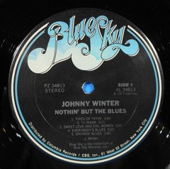 JOHNNY WINTER NOTHIN’ BUT THE BLUES LP 1977 ORIGINAL PRESS G+/VG!!A