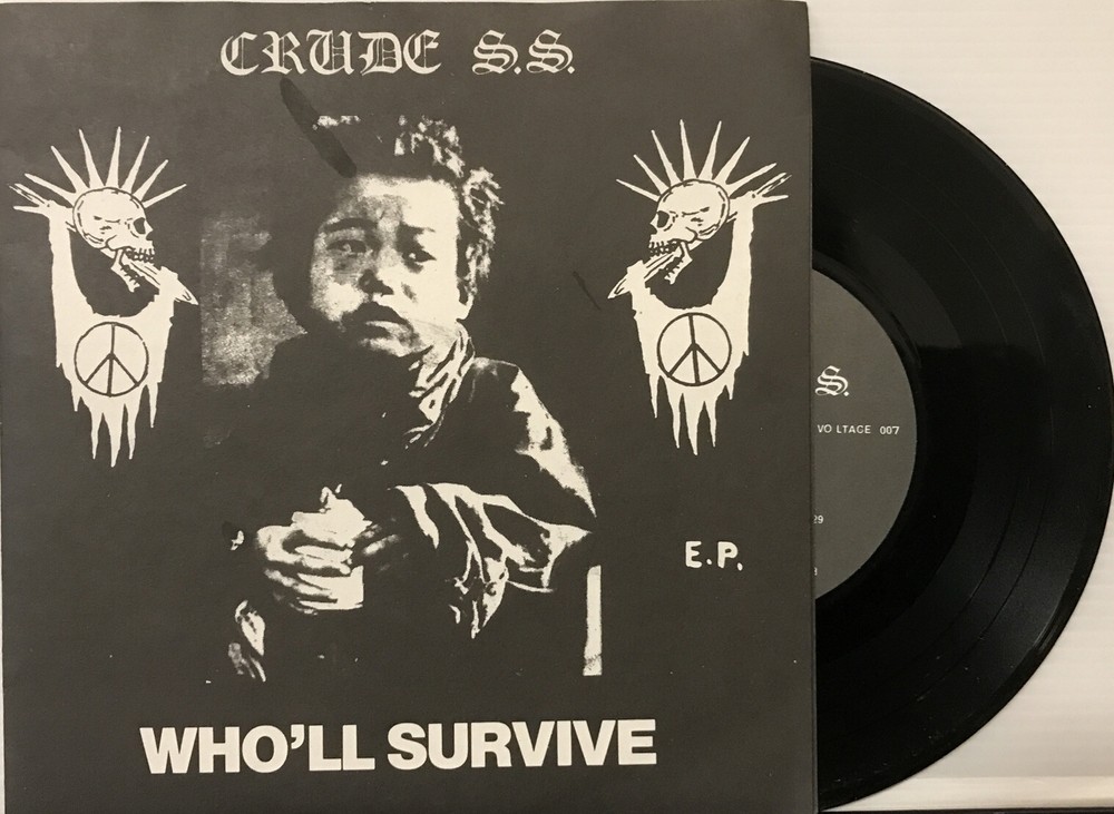 Crude S.S. – Who’ll Survive E.P. 7″ EP 2011 Voltage – VOL 007 Czech Republic VG+