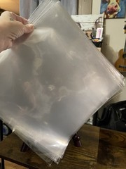 PLASTIC COVER PROTECTOR FOR 12” VINYL LP COVERS/JACKETS
